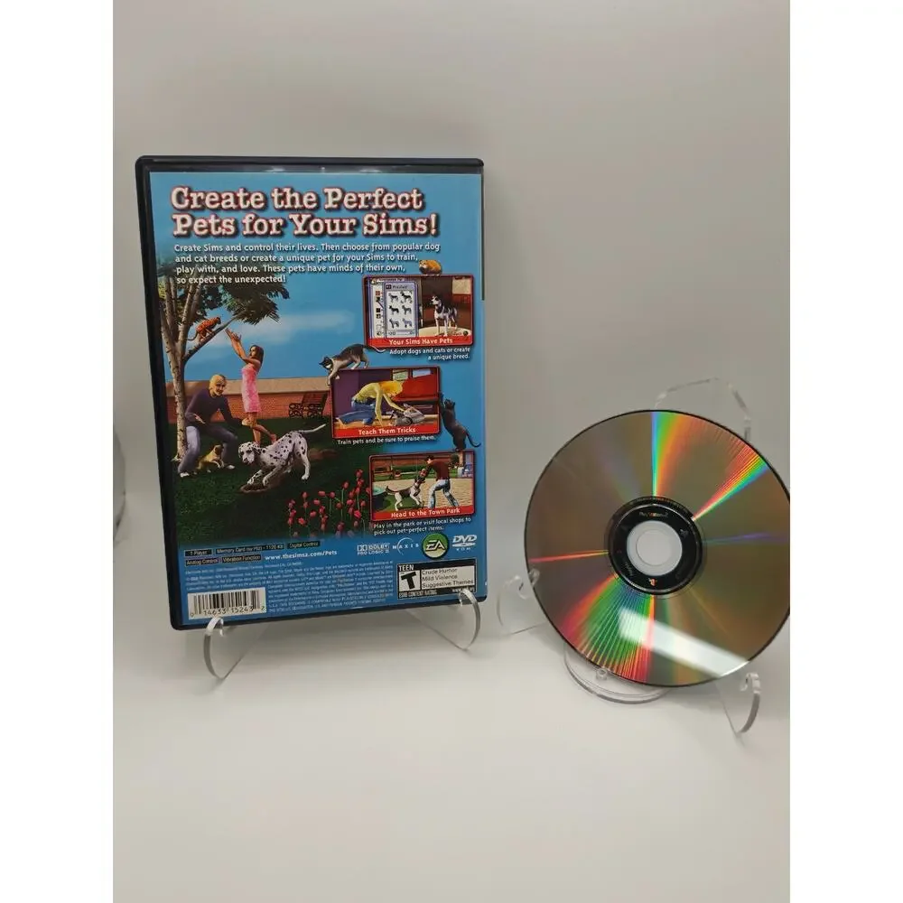 The Sims 2 Pets PS2 CIB Complete EA Life Simulation Tested